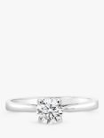 Milton & Humble Jewellery Pre-Loved 18ct White Gold Solitaire Diamond Ring