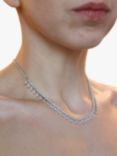 Milton & Humble Jewellery Second Hand 18ct White Gold Diamond Fringe Collar Necklace