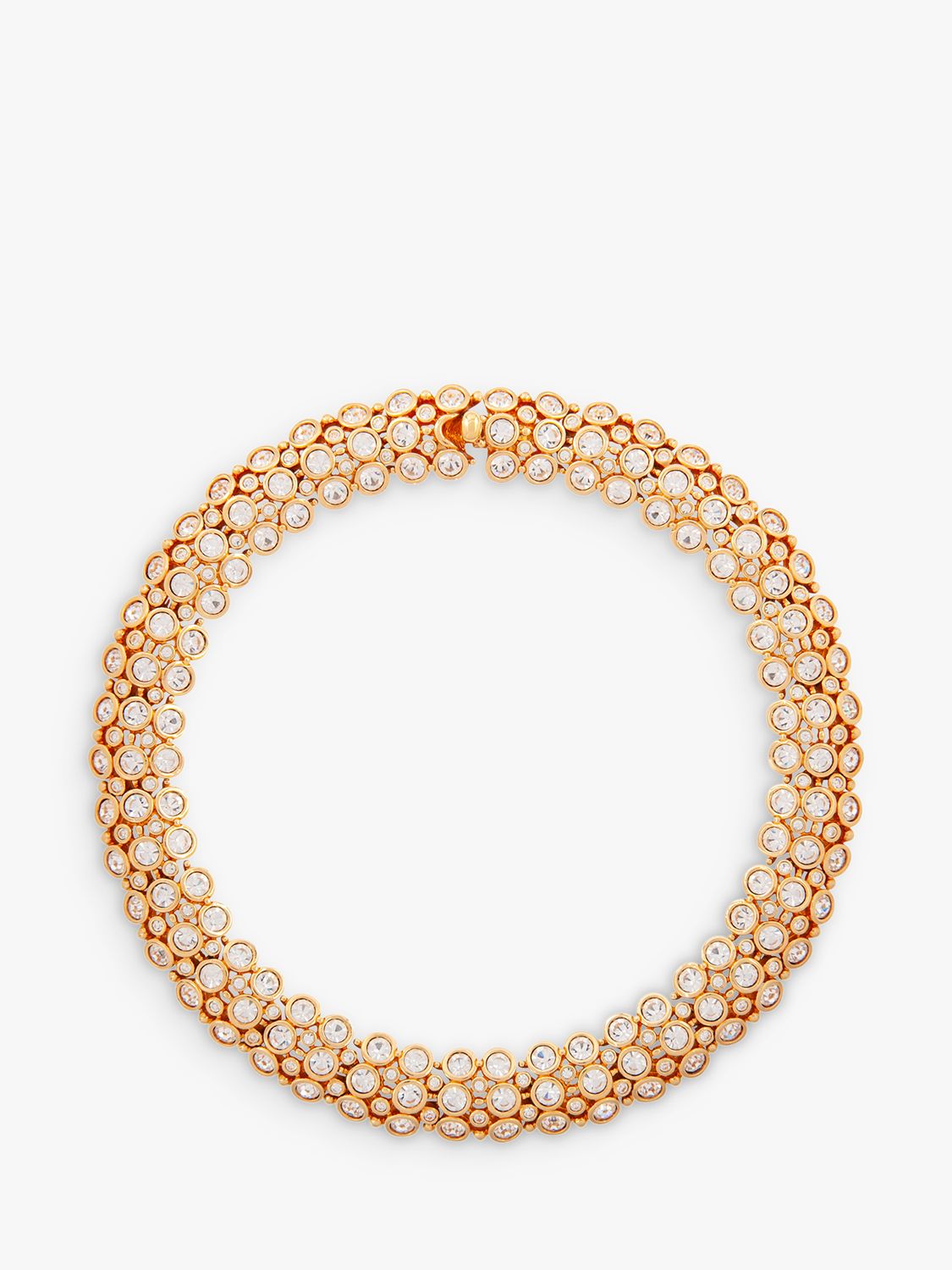 Buy Susan Caplan Vintage Swarovski Crystal Collar Necklace & Clip-On Earrings Jewellery Set Online at johnlewis.com