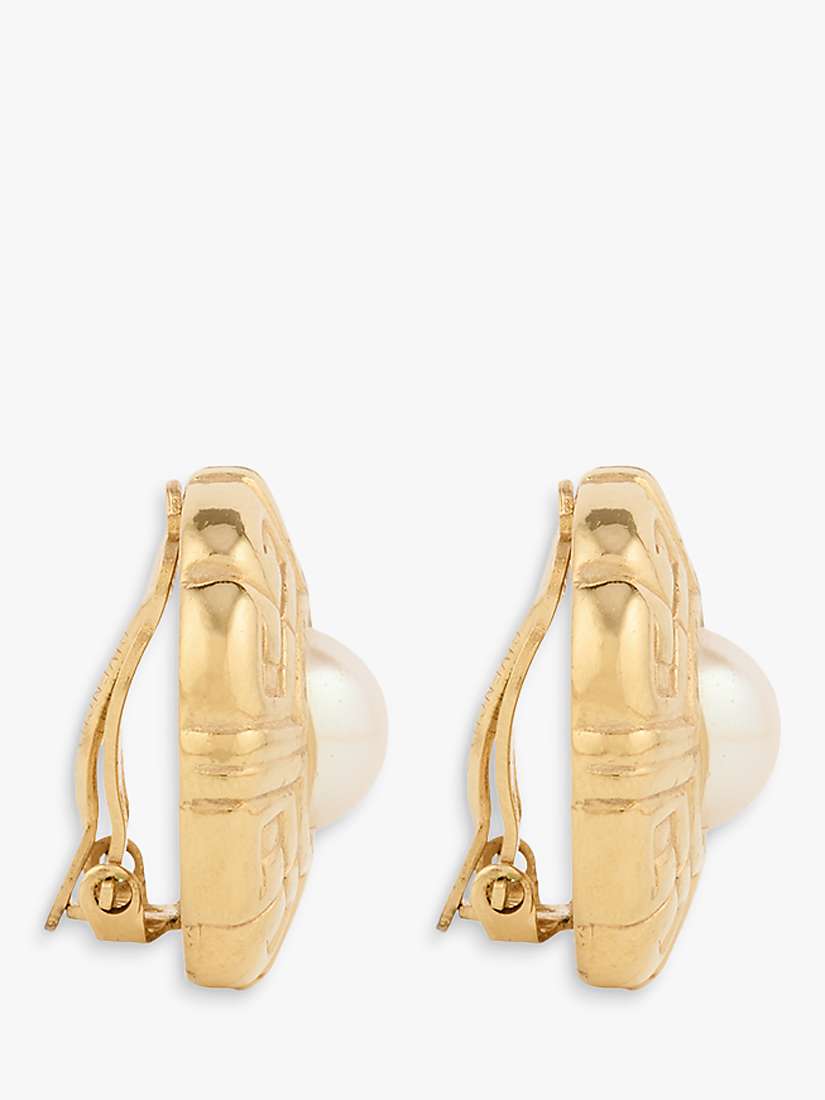 Buy Susan Caplan Vintage Givenchy Faux Pearl Clip-On Earrings Online at johnlewis.com