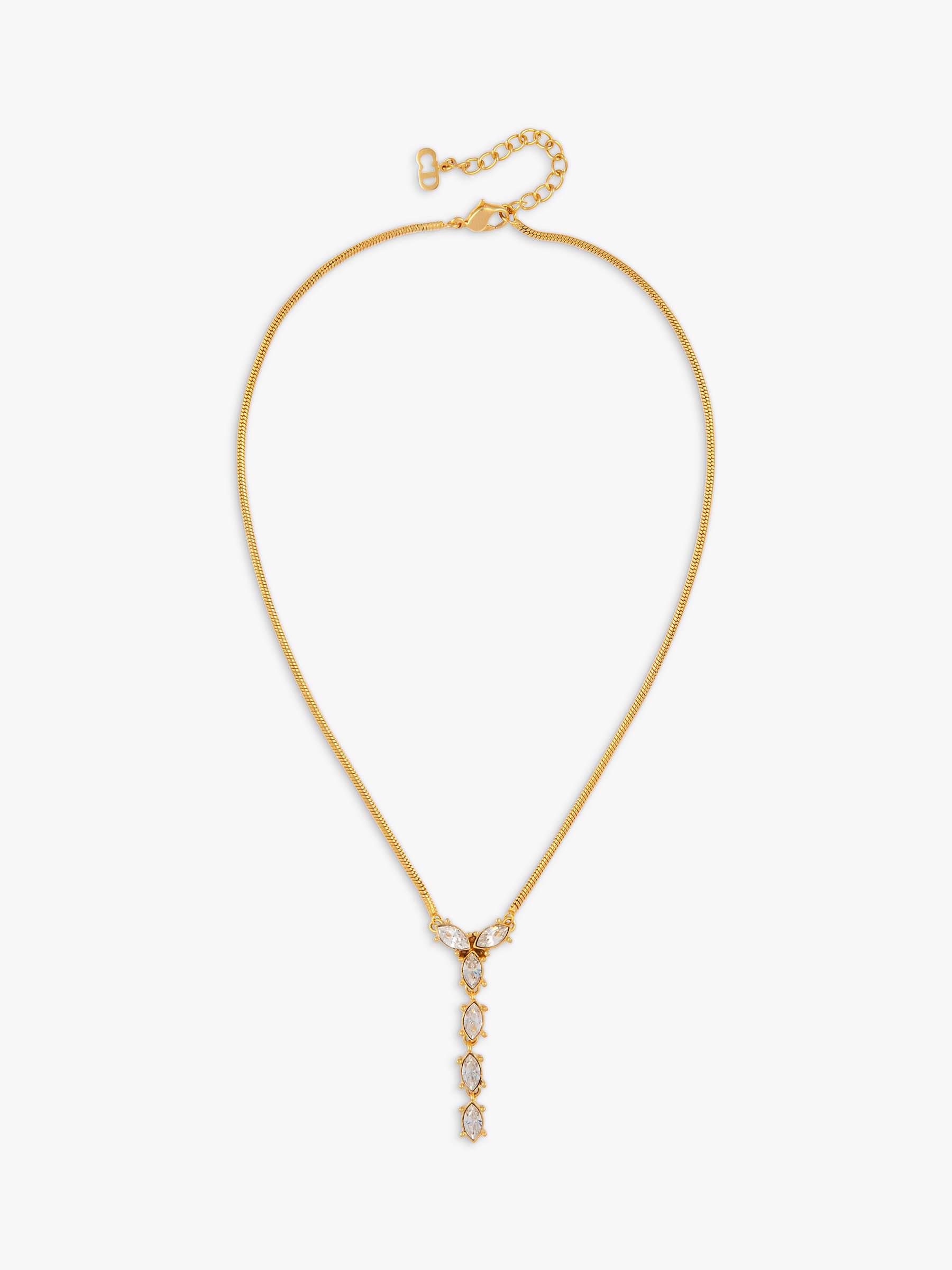 Buy Susan Caplan Vintage Dior Swarovski Crystal Drop Pendant Necklace Online at johnlewis.com