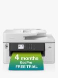 Brother MFC-J5340DWE Wireless All-in-One Colour Inkjet Printer & Fax Machine with A3 Printing & 4 Months EcoPro Subscription, Grey
