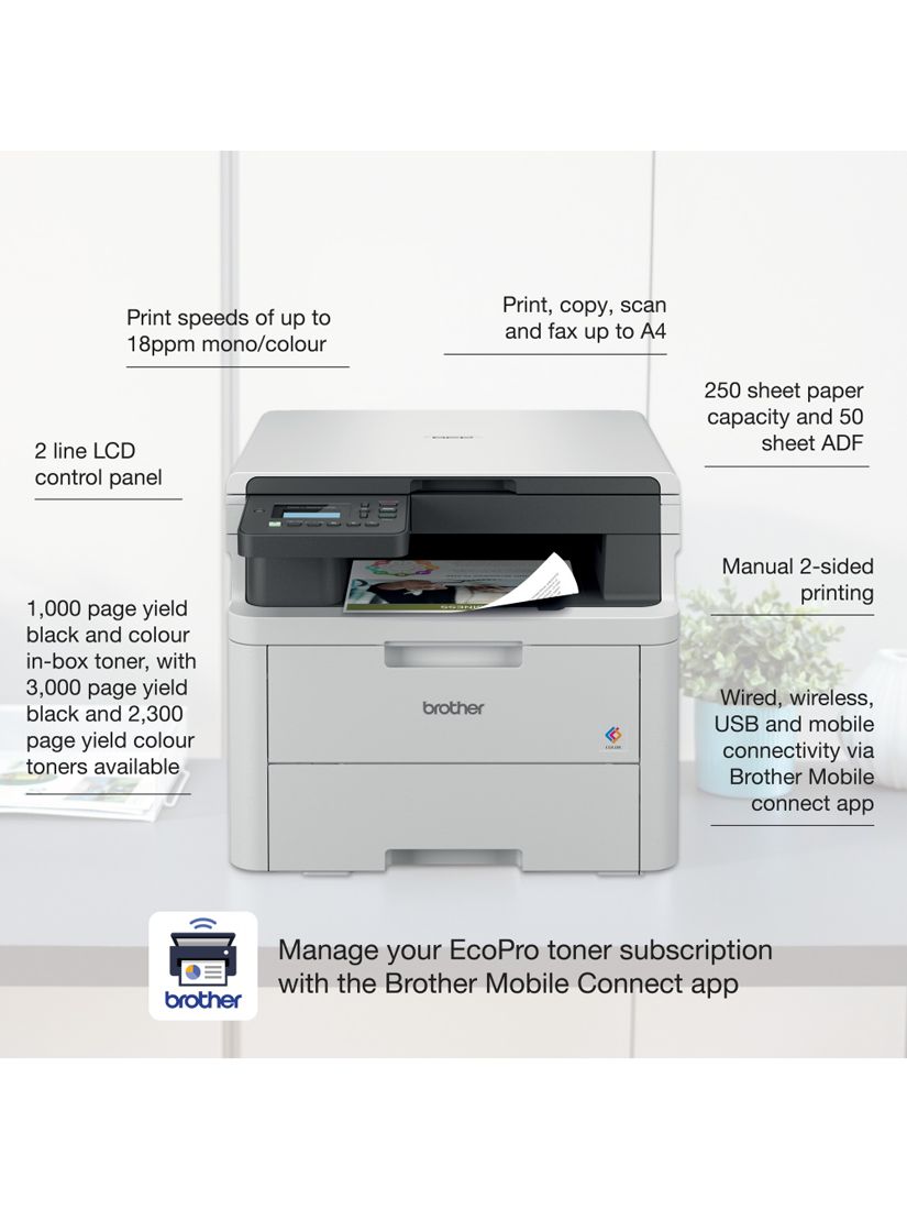 Brother® HL-L3290CDW Wireless Laser All-In-One Color Printer
