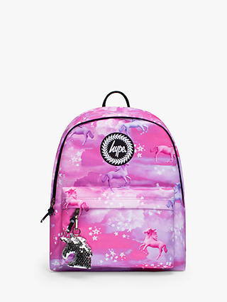 Hype Kids' Unicorn Clouds Backpack, Purple