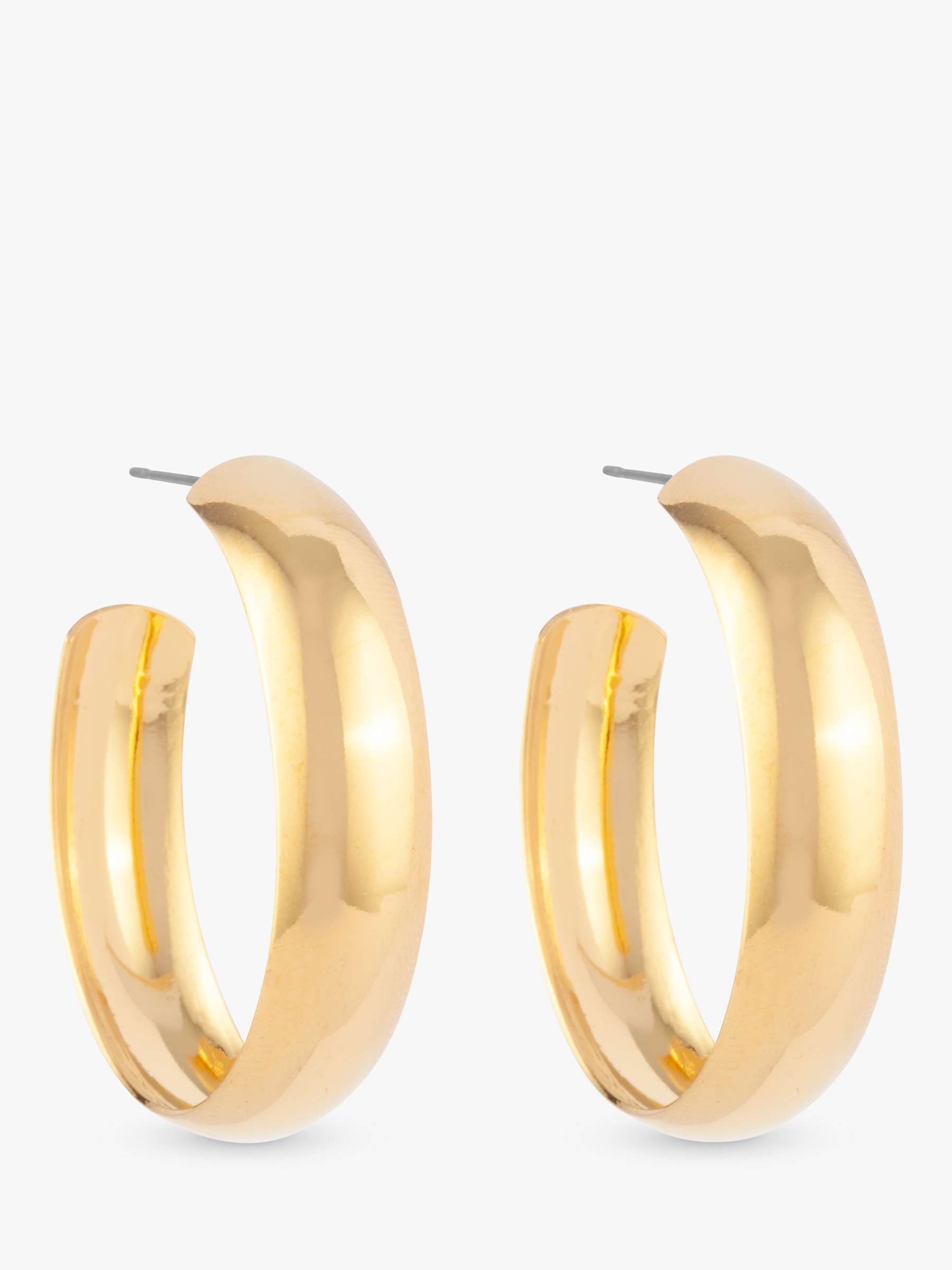 Buy Susan Caplan Vintage Rediscovered Collection Gold Plated Hoop Earrings, Gold Online at johnlewis.com