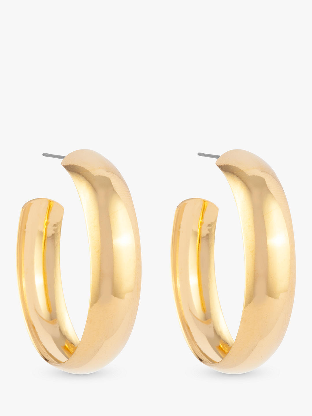 Susan Caplan Vintage Rediscovered Collection Gold Plated Hoop Earrings, Gold