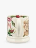 Emma Bridgewater Roses 'Mum' Half Pint Mug, 300ml, Pink