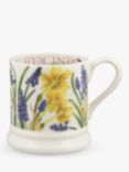 Emma Bridgewater Flowers Daffodils & Grape Hyacinth Half Pint Mug, 300ml, Yellow/Purple