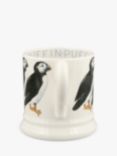 Emma Bridgewater Puffin Half Pint Mug, 300ml, Black