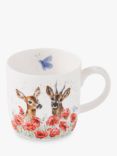 Wrendale Designs Deer to Me Bone China Mug, 310ml, White/Multi