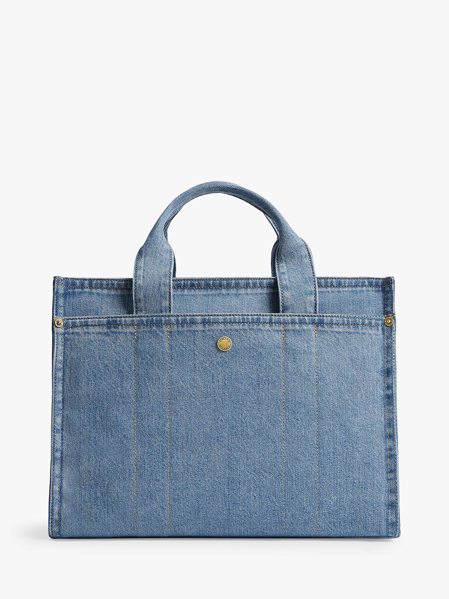 Buy Coach Denim Cargo Tote Bag, Indigo Online at johnlewis.com