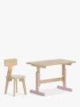 Boori Tidy Learning Kids' Table & Chair Set, Cherry/Almond