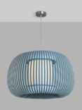 John Lewis Harmony Large Ribbon Ceiling Light, Blue