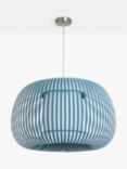 John Lewis Harmony Large Ribbon Ceiling Light, Blue