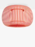 John Lewis Harmony Ribbon Semi Flush Ceiling Light, Terracotta