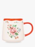 Cath Kidston Feels Like Home Stoneware Billie Mug, 340ml, Red/Multi