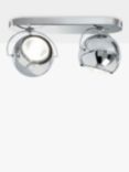 Fabbian Beluga 2 Spotlight Wall/Ceiling Plate, Chrome