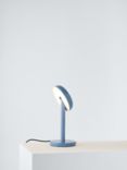 Martinelli Luce Cabriolette Adjustable Dimmable Table Lamp, Blue