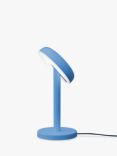 Martinelli Luce Cabriolette Adjustable Dimmable Table Lamp, Blue