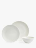 Wedgwood Gio Bone China Dinnerware Set, White, 12 Piece