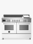 Bertazzoni Professional Series Electric Range Cooker with Induction Hob, Gloss White