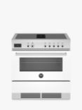 Bertazzoni Air-Tec Electric Range Cooker with Induction Hob, Gloss White