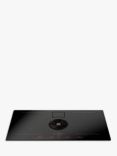 Bertazzoni P804ICH2M37NT 80cm Induction Hob with Integrated Hood, Black Glass