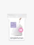 simplehuman Bin Liners, Size M, Pack of 20