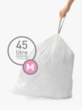 simplehuman Bin Liners, Size M, Pack of 20
