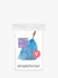 simplehuman Bin Liners, Size V, Pack of 20