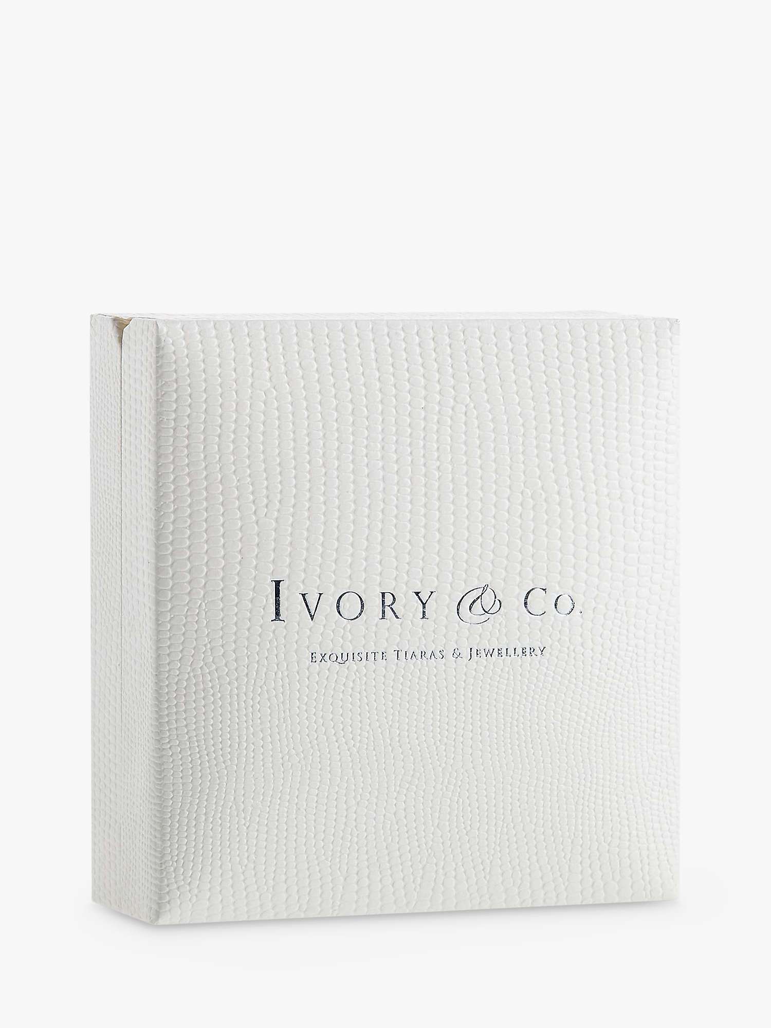 Buy Ivory & Co. Lisbon Faux Pearl and Crystal Drop Earrings and Pendant Necklace Jewellery Set, Silver/White Online at johnlewis.com