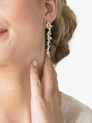 Ivory & Co. Islington Crystal Drop Earrings, Gold