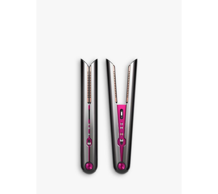 Dyson Corrale™ HS07 Cord-Free Hair Straighteners, Nickel/Fuchsia