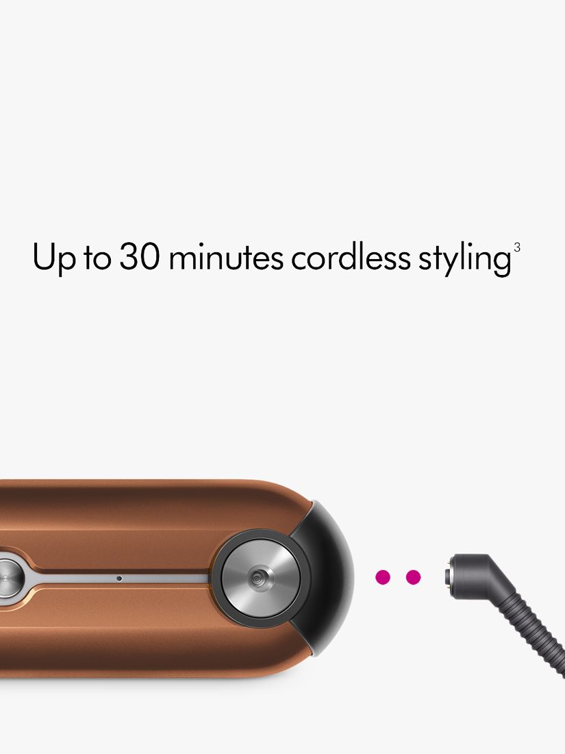 Dyson Corrale™ HS07 Cord-Free Hair Straighteners, Copper/Nickel