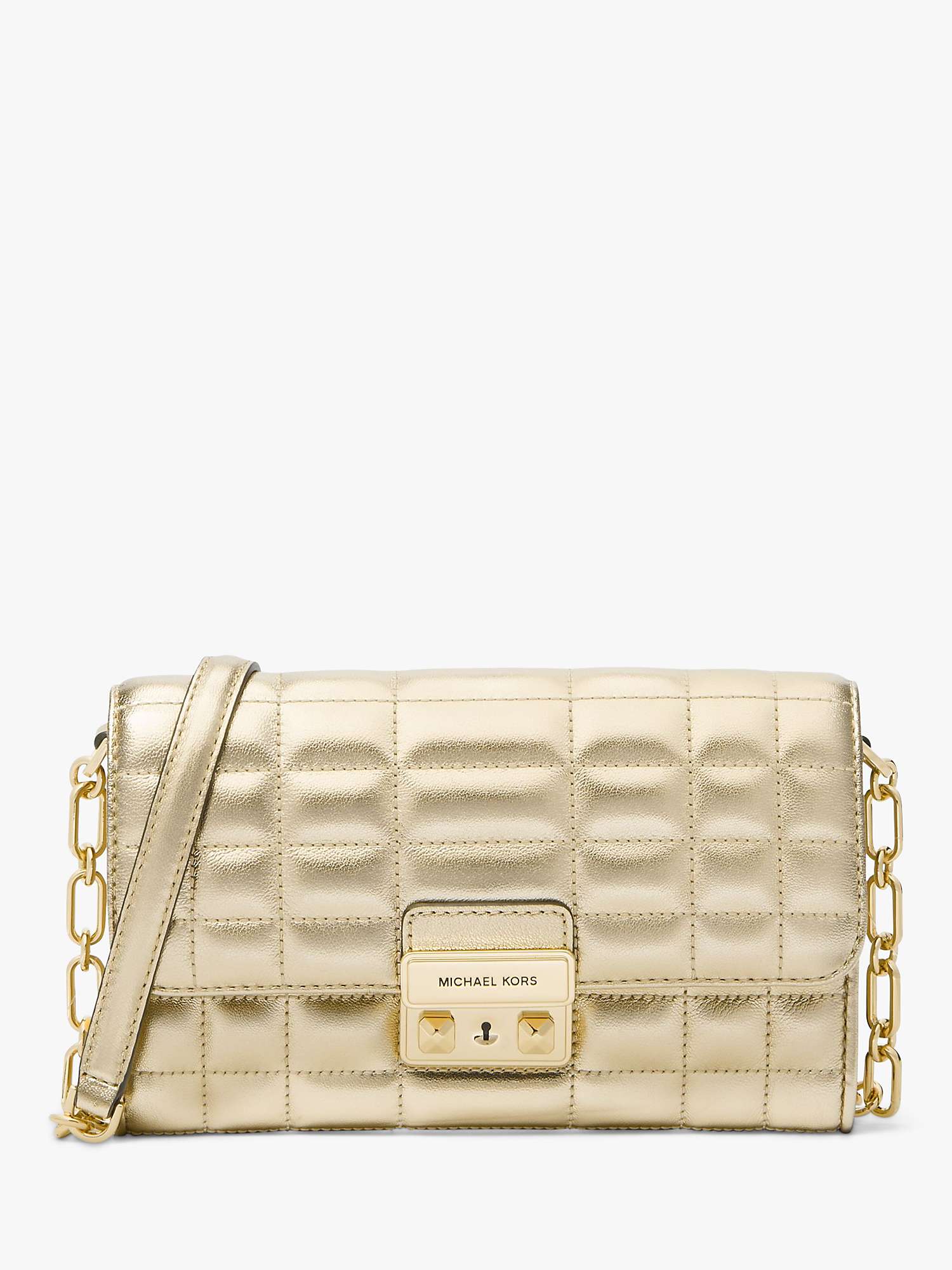 Buy Michael Kors Tribeca Quilted Leather Wallet on a Chain Online at johnlewis.com