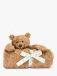 Jellycat Bartholomew Bear Blankie, Brown