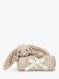 Jellycat Bashful Bunny Blankie, Beige