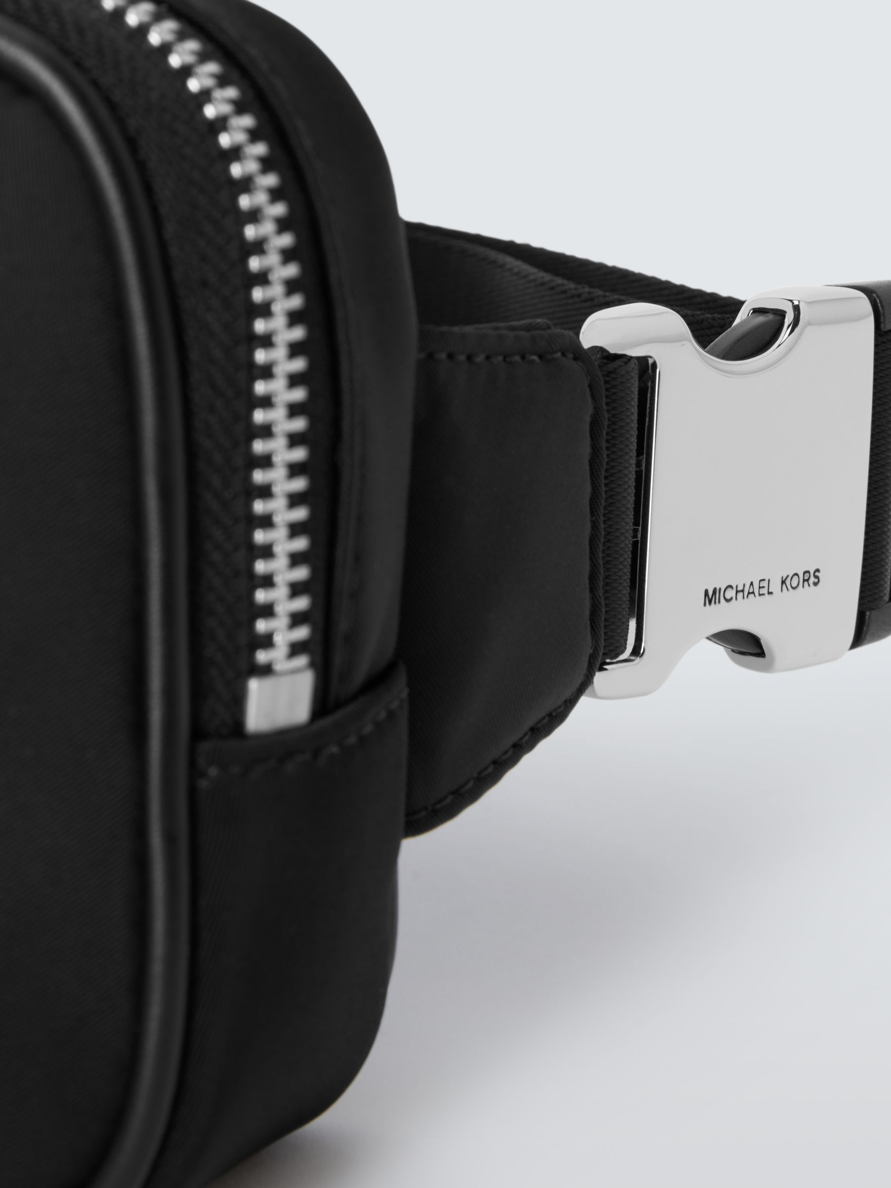 Buy Michael Kors Carasm Messenger Belt Bag, Black Online at johnlewis.com