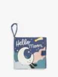Jellycat Hello Moon Soft Book, Blue/Multi