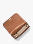 Michael Kors Delancey Monogram Cross Body Bag, Brown/Luggage