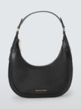 Michael Kors Preston Leather Shoulder Bag, Black