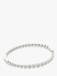 Monica Vinader Diamond Graduated Bangle, Silver