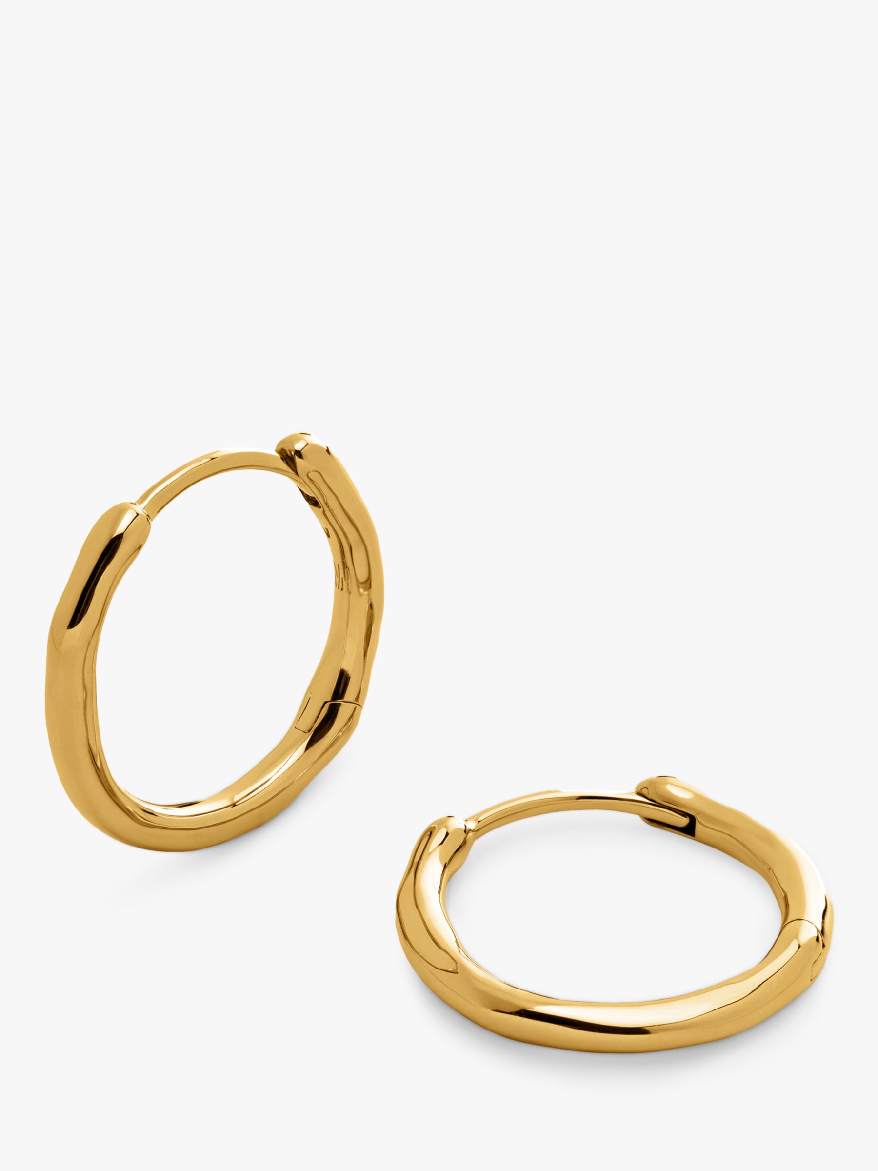 Monica Vinader Siren Small Hoop Earrings, Gold