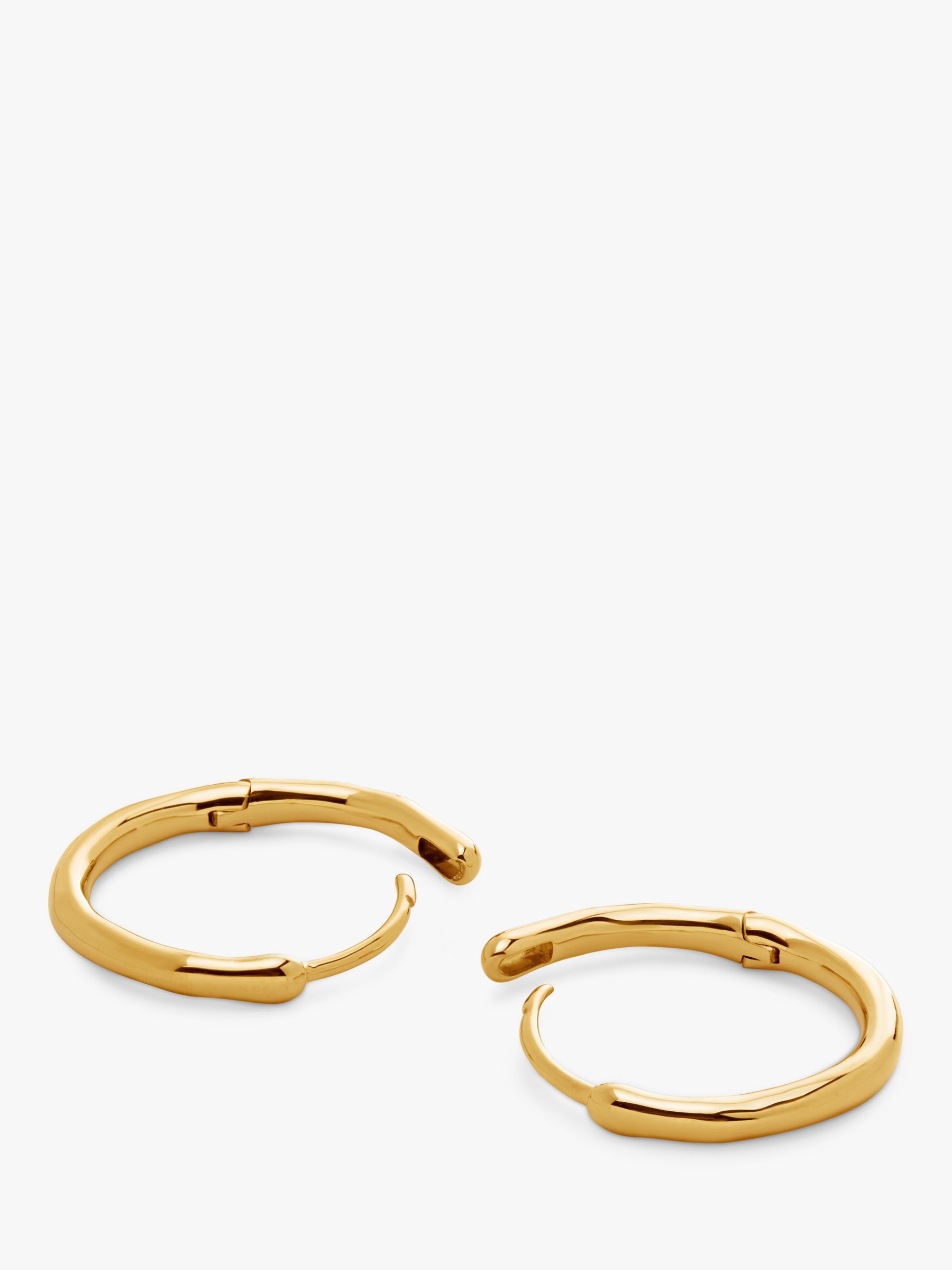 Monica Vinader Siren Small Hoop Earrings, Gold