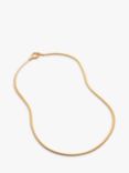 Monica Vinader Snake Chain Necklace, Gold