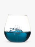 Final Touch Bar Bespoke Ship in a Glass Tumbler, 500ml, Clear