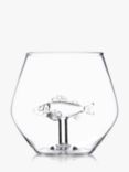 Mixology Fish in a Glass Tumbler, 500ml, Clear