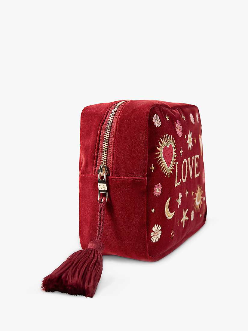 Buy Elizabeth Scarlett Love Charm Pouch Bag, Rouge Online at johnlewis.com