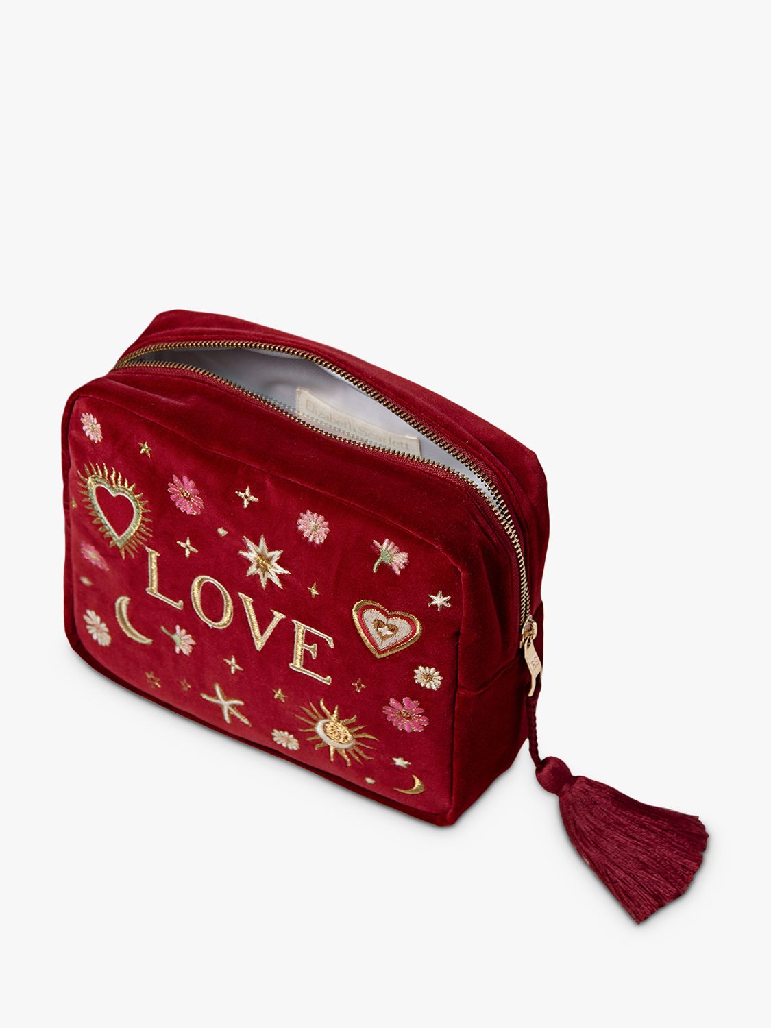 Elizabeth Scarlett Love Charm Pouch Bag, Rouge