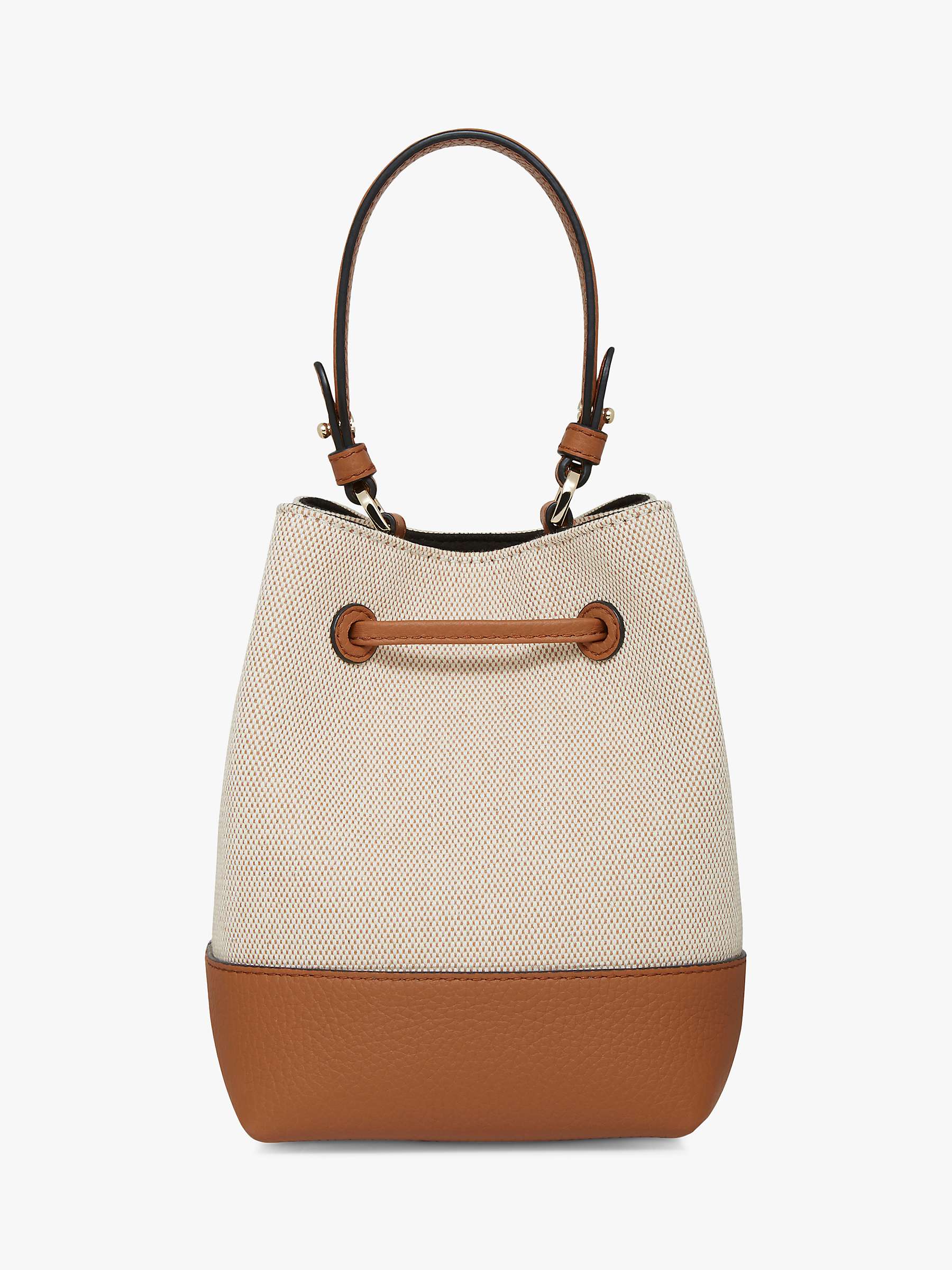 Buy Strathberry Lana Osette Bucket Bag, Ecru/Tan Online at johnlewis.com